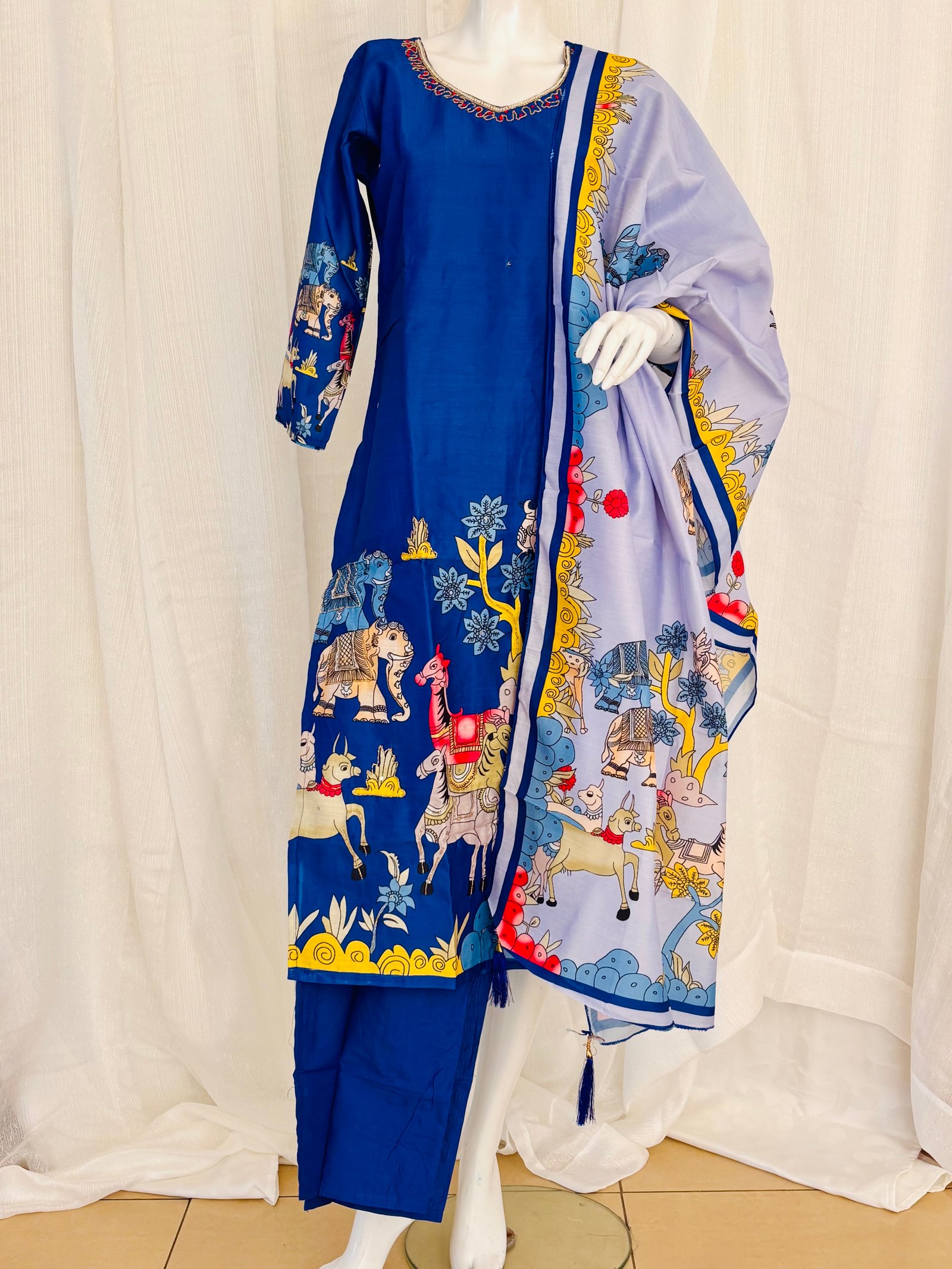 Royal Blue Sari Collection